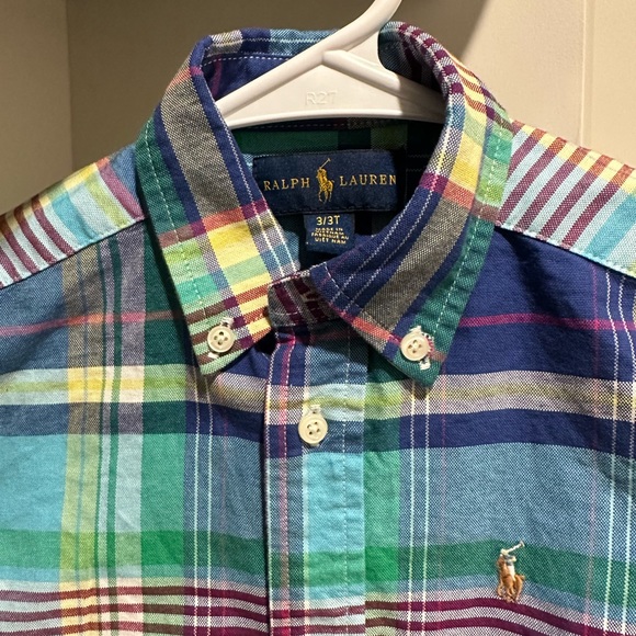 Checkered pattern button up - Picture 2 of 2